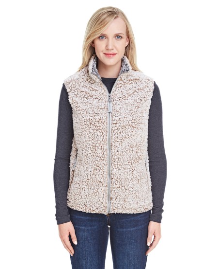 J America JA8456 Ladies' Epic Sherpa Vest