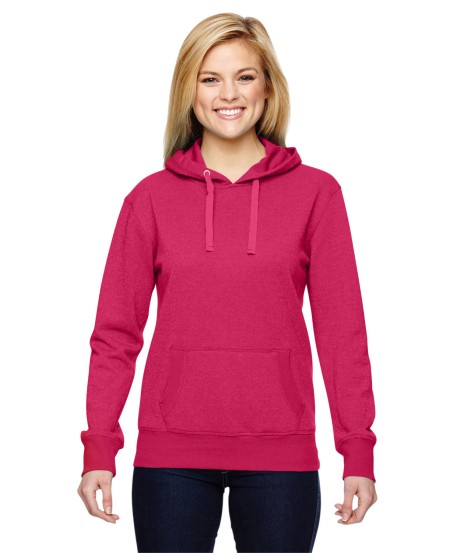 J America JA8860 Ladies' Glitter French Terry Hooded Sweatshirt