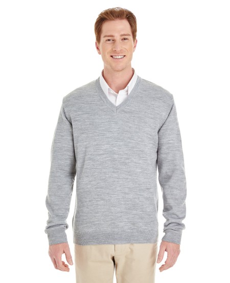Harriton M420 Men's Pilbloc V-Neck Sweater