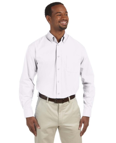 Harriton M510T Men's Tall Essential Poplin