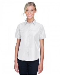 M580W Harriton Ladies  Key West Short Sleeve Performance Staff Shirt