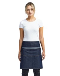 Artisan Collection by Reprime RP128 Unisex Domain Contrast Denim Waist Apron