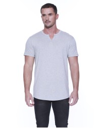 StarTee ST2822 Men's CottonModal Slit V-Neck