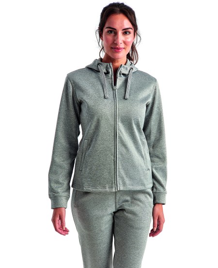 TriDri TD498 Ladies' Spun Dyed Full-Zip Hooded Sweatshirt