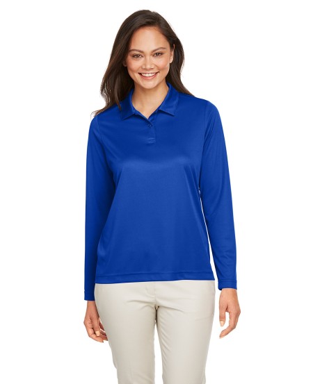 Team 365 TT51LW Ladies' Zone Performance Long Sleeve Polo