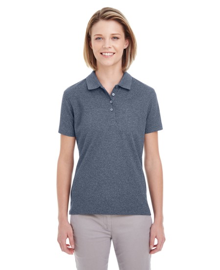 UltraClub UC100W Ladies' Heathered Piqué Polo