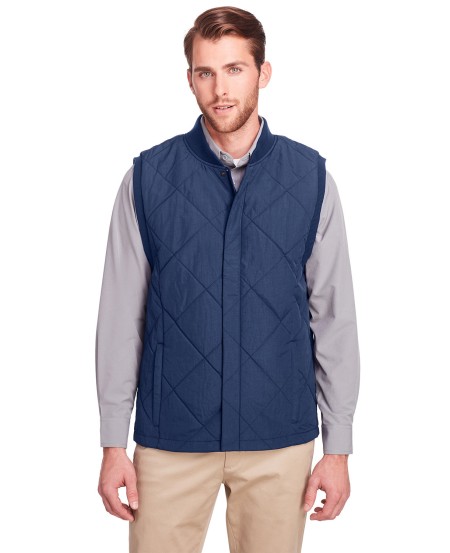UltraClub UC709 Men's Dawson Quilted Hacking Vest